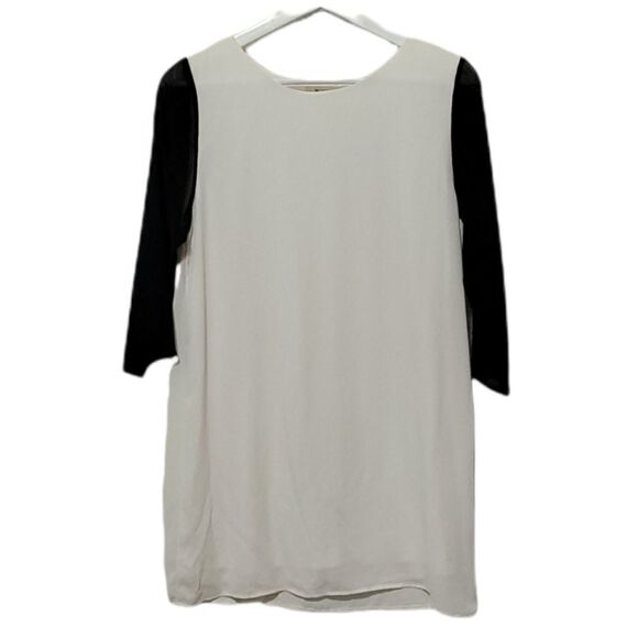 Anthropologie/Everly Colorblock Long Sleeve Dress - Picture 1 of 4